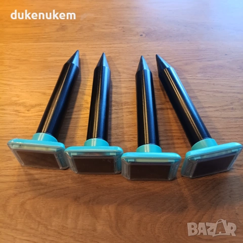 Соларен ултразвуков уред против къртици и гризачи – комплект 4 бр., снимка 8 - Друга електроника - 53030232