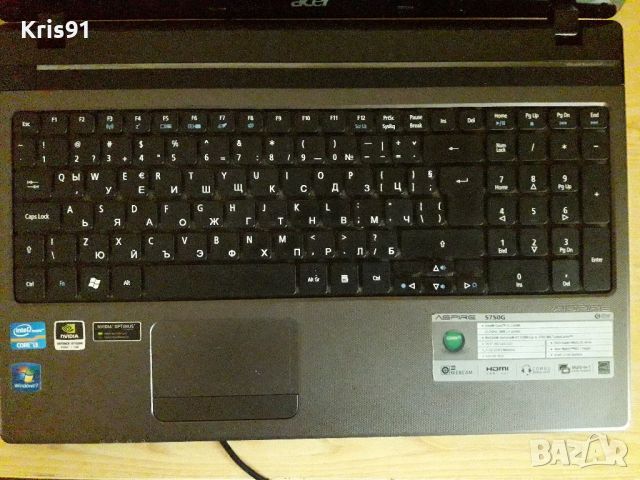 Acer aspire 5750g , снимка 3 - Лаптопи за игри - 46083382