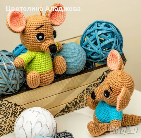 Плетени играчки на една кука , снимка 18 - Плюшени играчки - 50659102