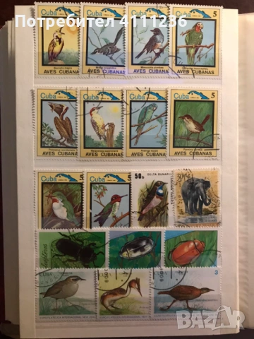 Класьор с марки предимно Фауна , снимка 15 - Филателия - 53513901