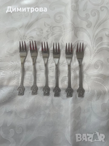 Комплект лъжички за кафе /чай/, вилички, снимка 9 - Прибори за хранене, готвене и сервиране - 32755961