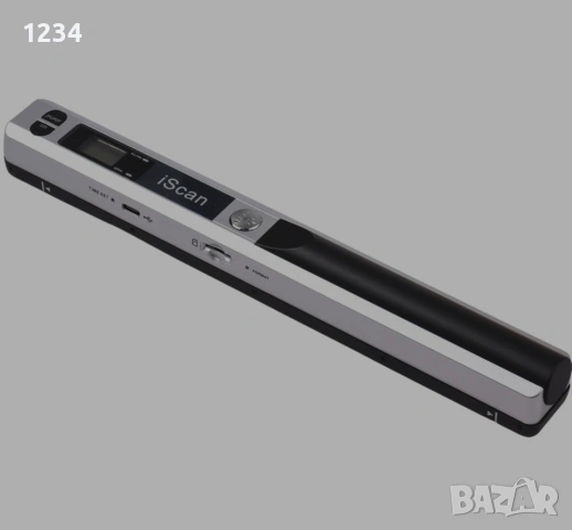 Преносим мини ръчен скенер за документи A4 – скенер за книги с поддръжка на JPG и PDF формат, снимка 3 - Принтери, копири, скенери - 54224048