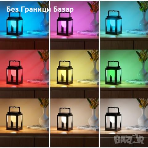 Нова Соларна градинска лампа 10 RGB цвята 3 нива на яркост за двор декорация, снимка 4 - Соларни лампи - 46507648