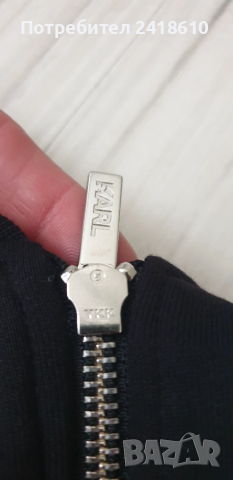 Karl Lagerfeld Full Zip Cotton Mens Size L НОВО! ОРИГИНАЛ! Мъжко   Горнище!, снимка 15 - Спортни дрехи, екипи - 51594374