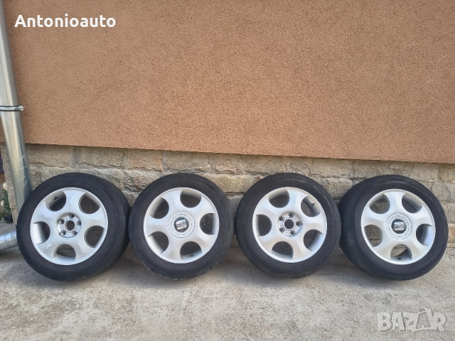 5х112 - 16 цола Seat Alhambra 5x112 Сеат Алхамбра 5 x 112 гуми 195 60 16C, снимка 3 - Гуми и джанти - 51666707