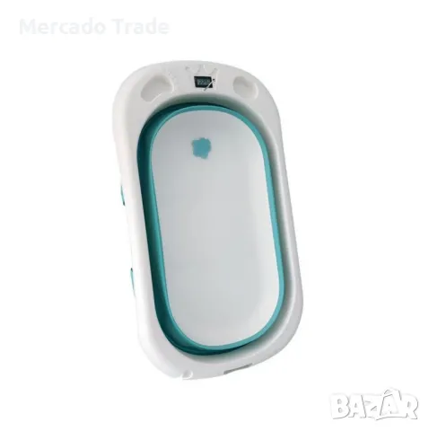  Бебешка вана Mercado Trade, Сгъваема, Анатомична, Бял, снимка 5 - За банята - 49709082