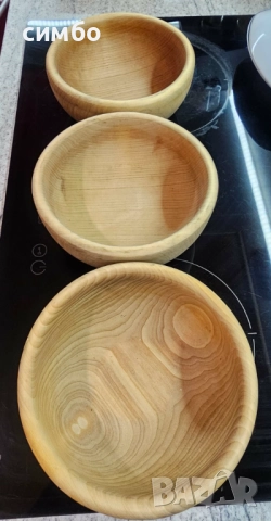 Дървени купички, снимка 2 - Други - 52878094