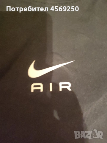 Мъжка спортна тениска Nike air oversize размер М, снимка 3 - Тениски - 53906207