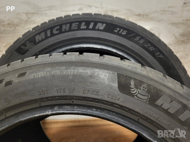  2 бр. 215/55/17 Michelin / летни гуми, снимка 7 - Гуми и джанти - 53056520