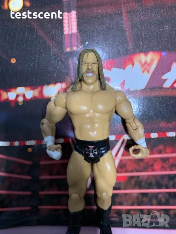 Екшън фигура WWE Triple H Трите Хикса Jakks Ring Rage Series играчка figure, снимка 9 - Колекции - 49553013