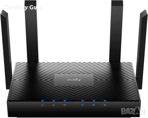 Cudy AX3000 WiFi 6 рутер - 802.11ax безжичен рутер, Gigabit, двулентов интернет рутер, VPN рутер, MU, снимка 1 - Рутери - 48836366