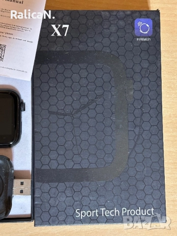 Смарт часовник Sport Tech X7 черен, снимка 4 - Смарт гривни - 52851680