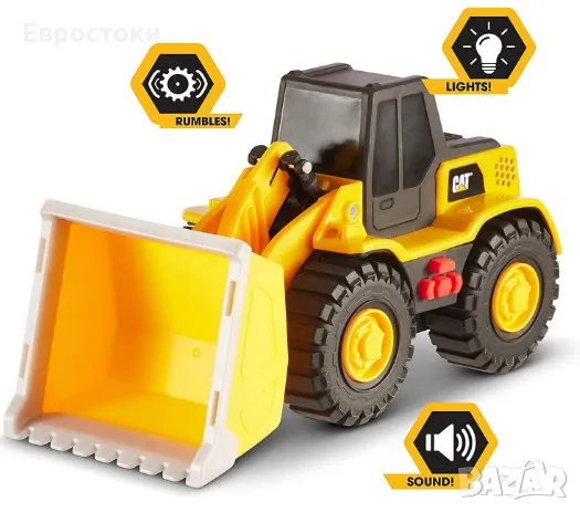 Играчка товарач CAT Construction Toys Tough Machines, снимка 5 - Коли, камиони, мотори, писти - 47056903