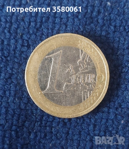 Рядка находка Lietuva 1 euro, снимка 2 - Нумизматика и бонистика - 53323622