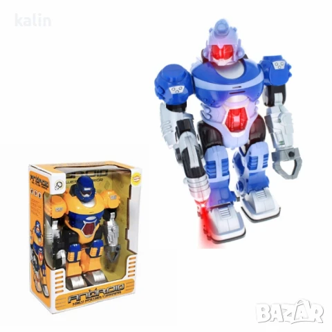 Интерактивна играчка робот Андроид – Светлини, звуци и екшън