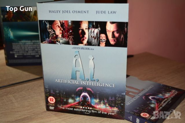 ДВД A.I. Изкуствен интелект / DVD A.I. Artificial Intelligence, снимка 1 - DVD филми - 46117856