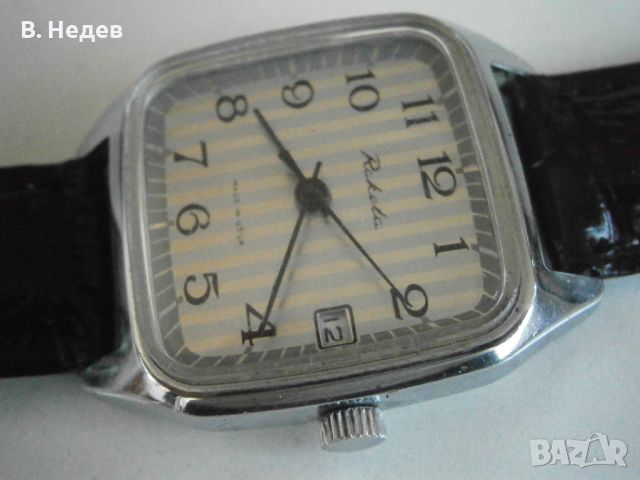 RАКЕТА - Cartier, кал. 2614.H, made in USSR, каса 32,5х32,5mm, снимка 2 - Мъжки - 32062404