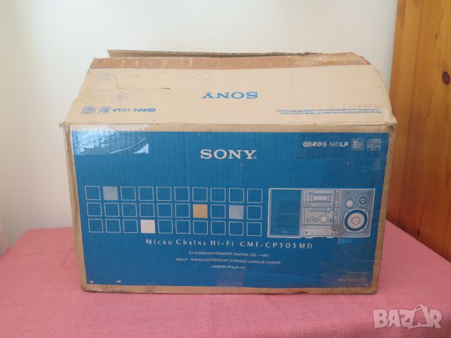 Sony CMT-CP505MD,с мини диск MDLP, снимка 1 - Аудиосистеми - 45266554