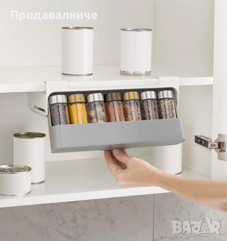 Органайзер за подправки за рафт, снимка 6 - Аксесоари за кухня - 54251497