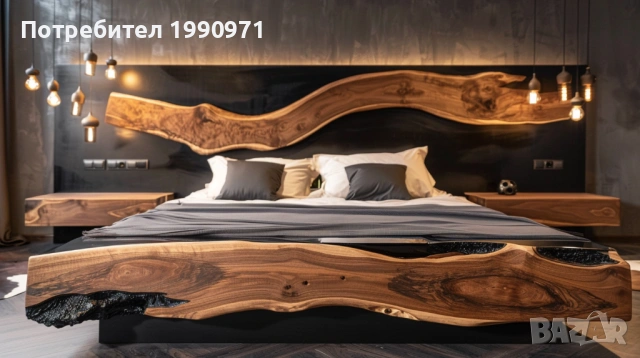 Спалня от масивна дървесина по поръчка, снимка 11 - Спални и легла - 53727053