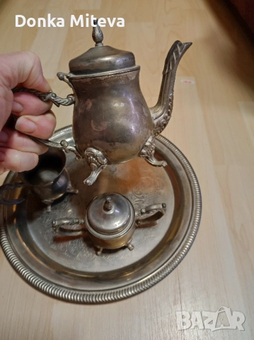 комплект от мед , снимка 3 - Антикварни и старинни предмети - 52440341