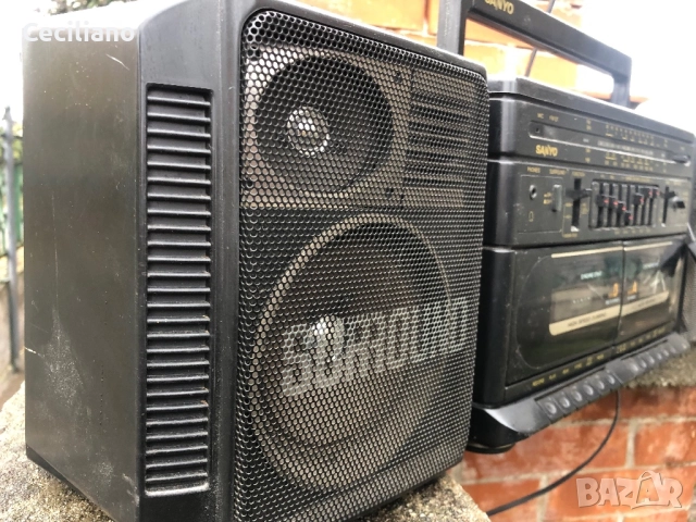 Радиокасетофон Sanyo , снимка 6 - Радиокасетофони, транзистори - 52380683