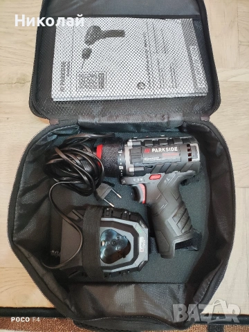Акумулаторен винтоверт Parkside PBSPA 12 C3, снимка 2 - Други инструменти - 53149546
