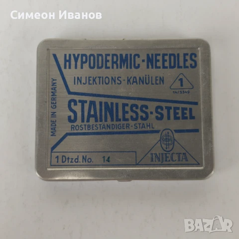 Стари игли за спринцовка Injekta Германия 12 броя #5962