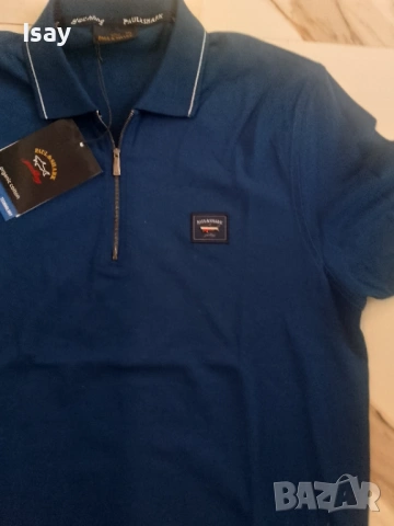 Мъжка тениска Паул Шарк 2ХЛ последен размер в индиго цеят, снимка 8 - Тениски - 54193152