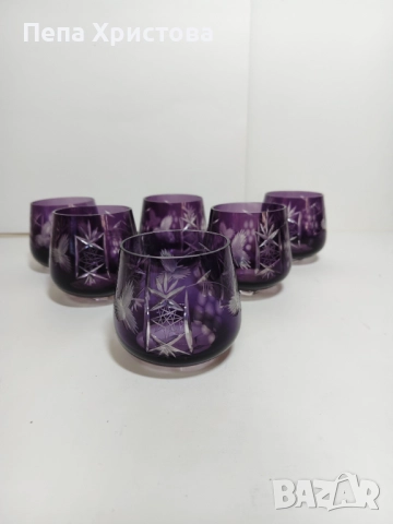 Чаши  от аметистов оловен кристал Nachtmann