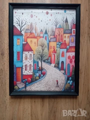 Платно в рамка 30/ 40см., снимка 3 - Картини - 49887122