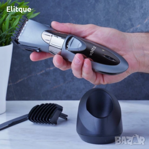 Машинка за подстригване зареждаща се Voltz, Адаптер, 3W, Регулиране на дължината, снимка 3 - Машинки за подстригване - 52862497