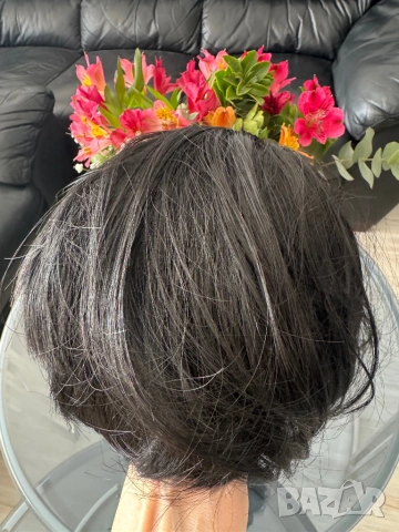 Късо тупе с бретон – естествен ефект, чисто ново 