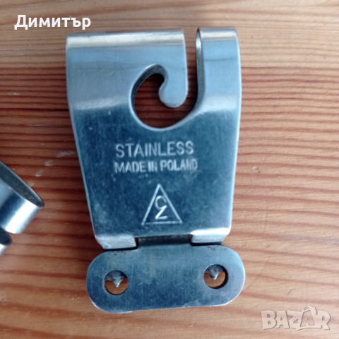 Комплект 6 броя ретро метални щипки за проявяване на филми – Stainless, Полша, снимка 2 - Антикварни и старинни предмети - 53873748