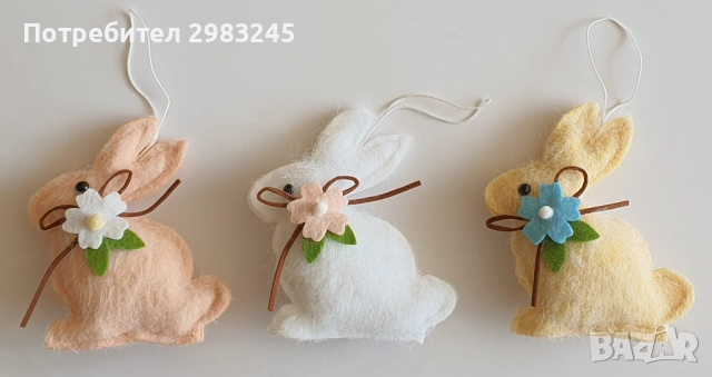 Великденски зайчета за окачване 
