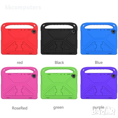 Huawei MediaPad T5 EVA Удароустойчив Калъф с Удобна Дръжка и Стойка + Протектор, снимка 11 - Калъфи, кейсове - 51129624