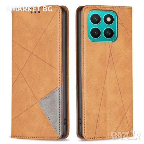 Honor X8c Magnetic Wallet Калъф и Протектор, снимка 4 - Калъфи, кейсове - 49478687