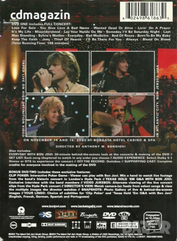 DVD Bon Jovi – This Left Feels Right (Live), снимка 2 - DVD дискове - 54248448