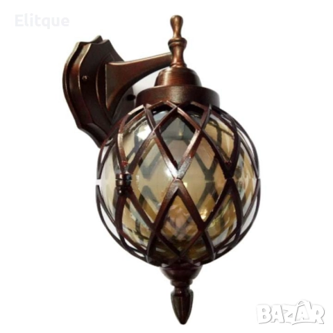 Градински Фенер Madlen долен,гoрен носач, висящ с верига, Е27, IP 44, снимка 5 - Други стоки за дома - 52853741