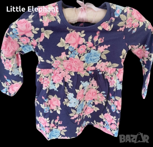 Рокля за 18-24 мес мом големи рози,колекция"Flowers",Англия/нова