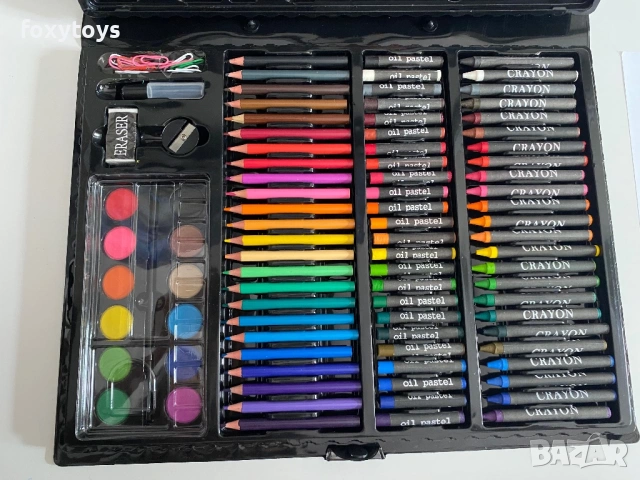 Комплект за рисуване в куфар 168 части, снимка 9 - Рисуване и оцветяване - 54283043