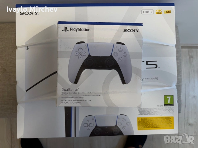 Конзола PLAYSTATION SLiM 5 (PS5) + DualSense контролер