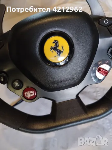 Волан Thrustmaster t80 Ferrari 488 GTB, снимка 3 - Джойстици и геймпадове - 47092883