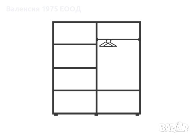 Гардероб с плъзгащи врати Ава 4, снимка 15 - Гардероби - 29590650