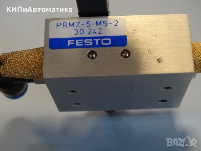 пневматичен разпределител Festo PRMZ-5-M5-2 / MZH-3-1.5-L-LED Pneumatic valve, снимка 4 - Резервни части за машини - 46742237