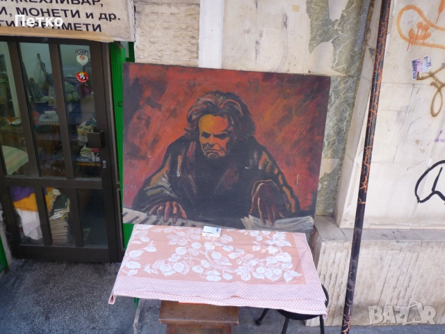 Стара картина, снимка 2 - Антикварни и старинни предмети - 53133555
