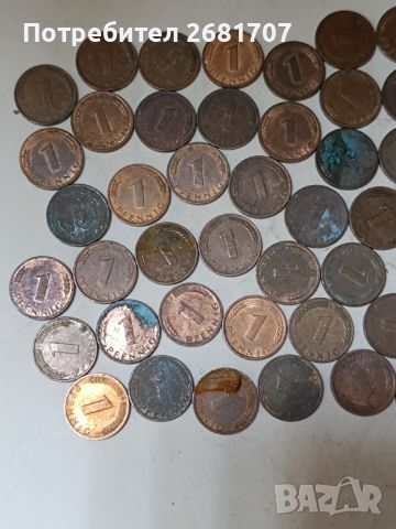 Монети 1 пфениг ФРГ, снимка 2 - Нумизматика и бонистика - 45902537