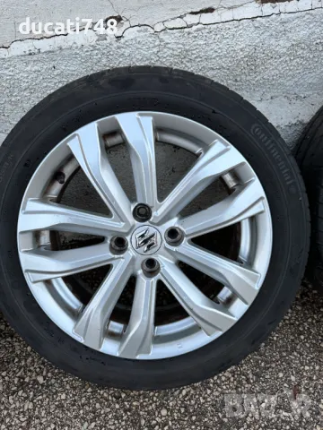 ОЕМ Лети джанти 16" 4x100 Suzuki Swift с гуми, снимка 3 - Гуми и джанти - 48339040