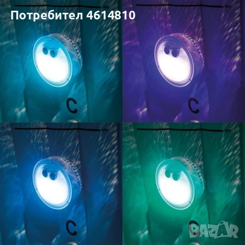 Многоцветна LED светлина за джакузи, снимка 2 - Лед осветление - 52021608