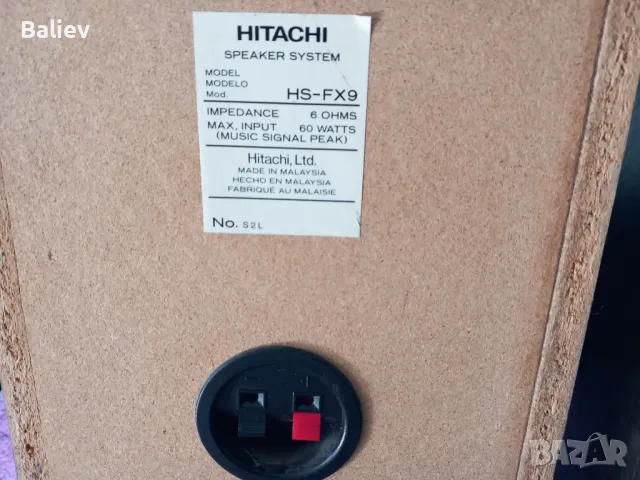 HITACHI HS-FX9 трилентови тонколони , снимка 7 - Тонколони - 48759270